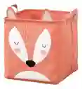 Canasta Cesta Organizadora Plegable Multiuso Tela Animalitos