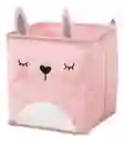 Canasta Cesta Organizadora Plegable Multiuso Tela Animalitos