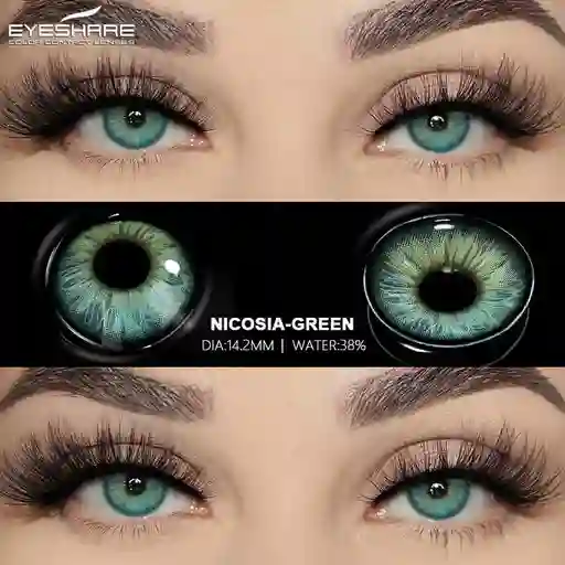 Lentes De Contacto Cosméticos Nicosia Green