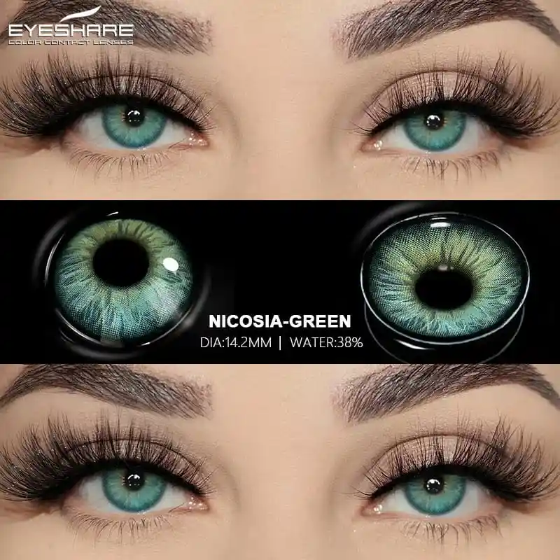 Lentes De Contacto Cosméticos Nicosia Green