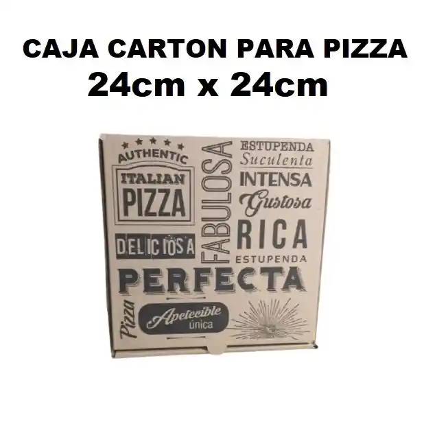 Caja Carton Para Pizza 24cm X 24cm