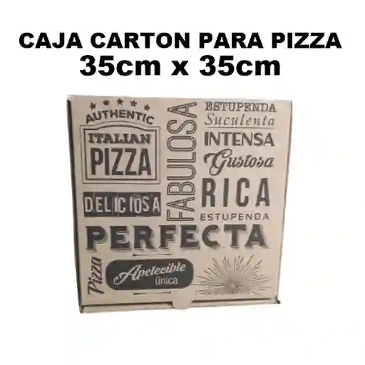 Caja Carton Para Pizza 35cm X 35cm
