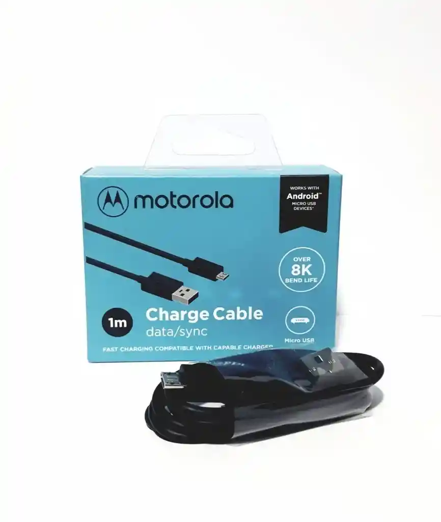 Cable De Datos Motorola Micro Usb 1 Metro Original