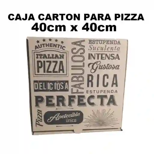 Caja Carton Para Pizza 40cm X 40cm