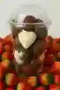 Vaso De 12 Oz Fresas Chocolate