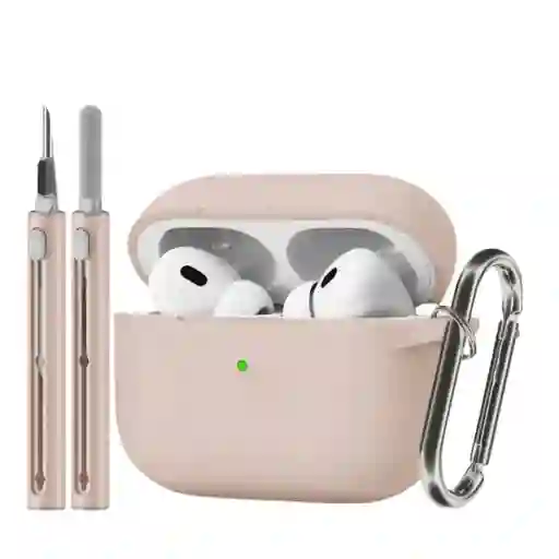 Estuche Airpods 4 Palo Rosa