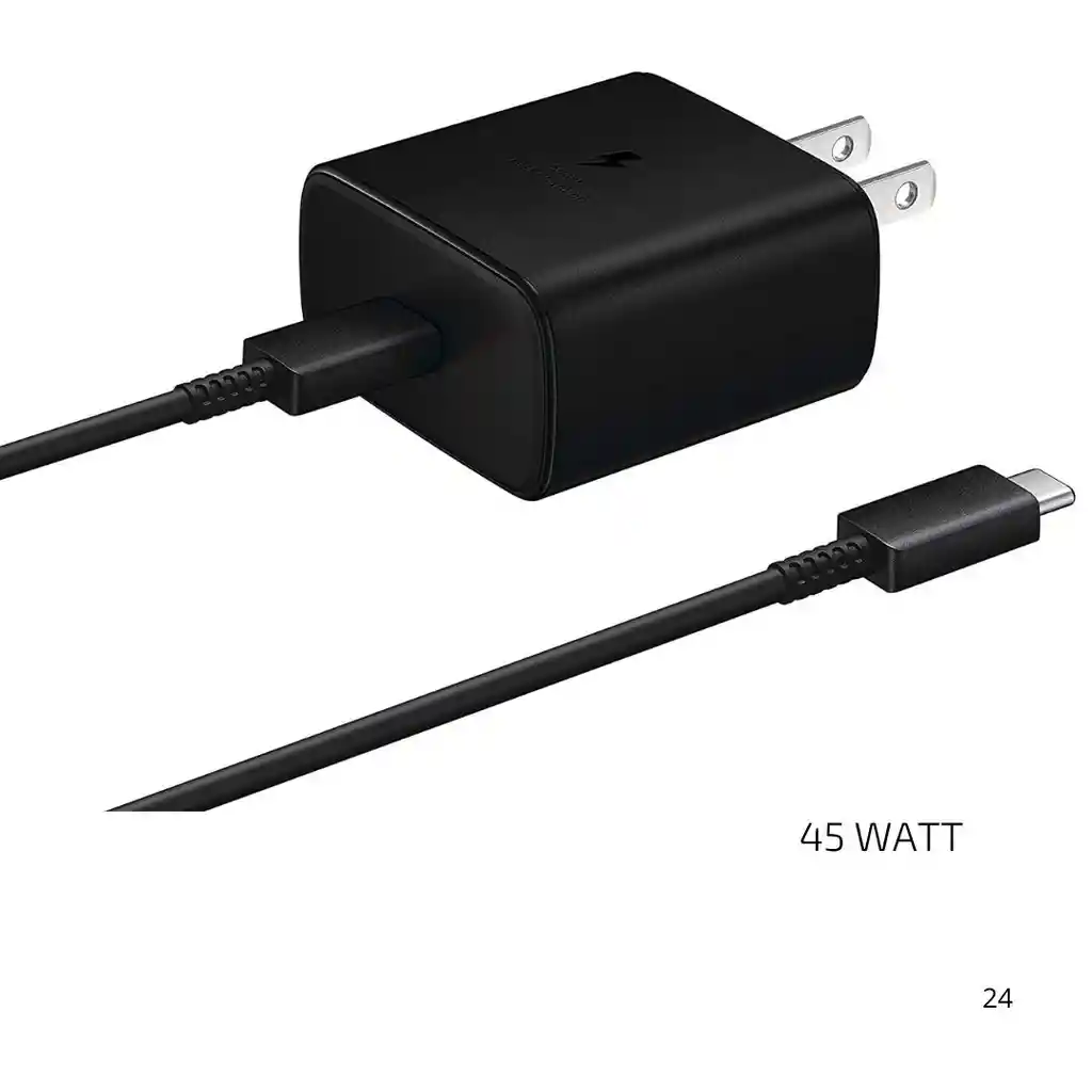 Cargador Samsung Carga Rapida 25 Watt Tipo C A Tipo C Con Cable / Charger