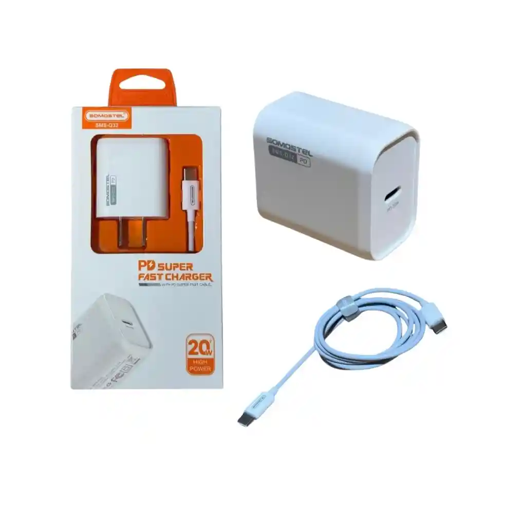 Cargador 20w Tipoc-tipoc Carga Rapida Q32