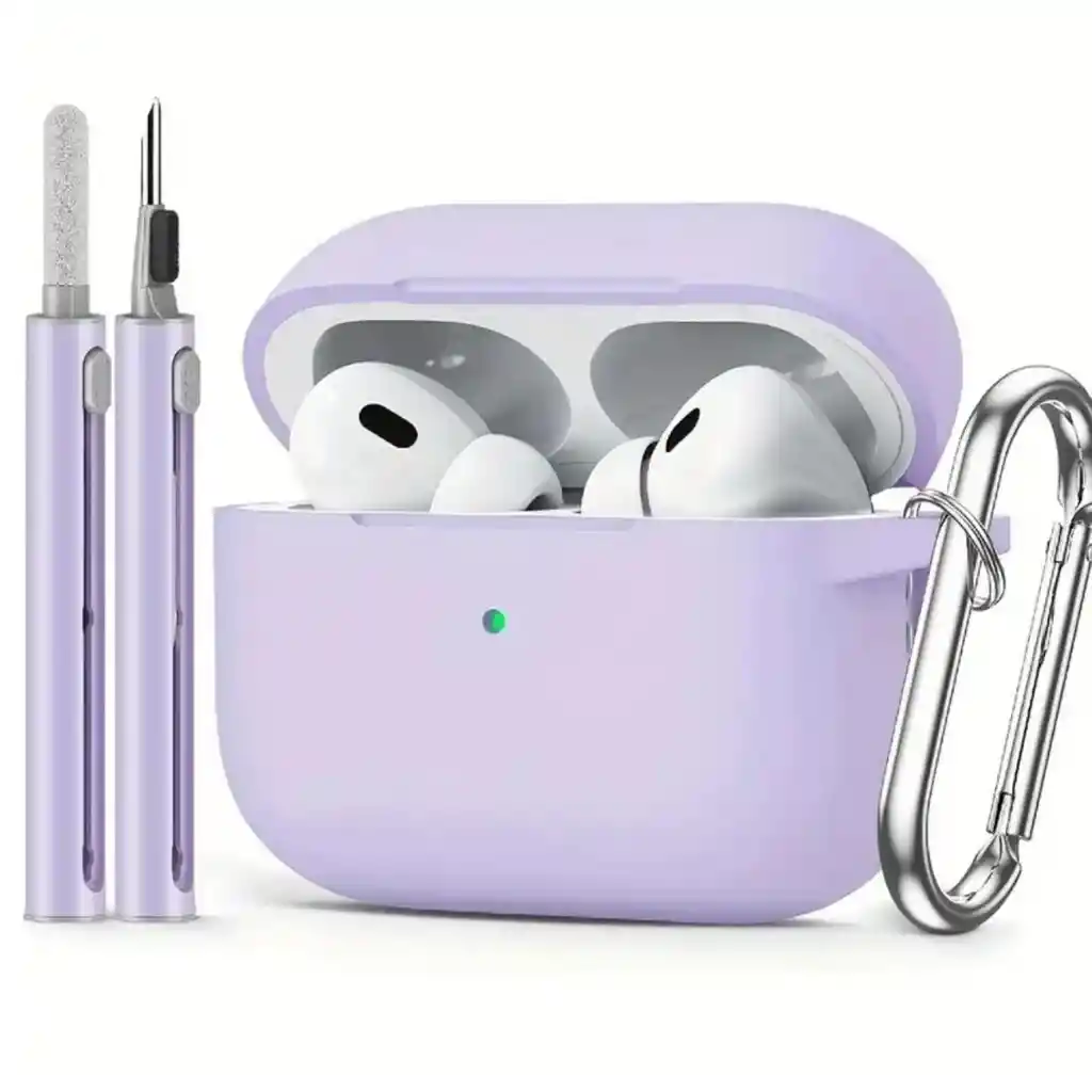 Estuche Airpods Pro 1 Y Airpods Pro 2 Lila