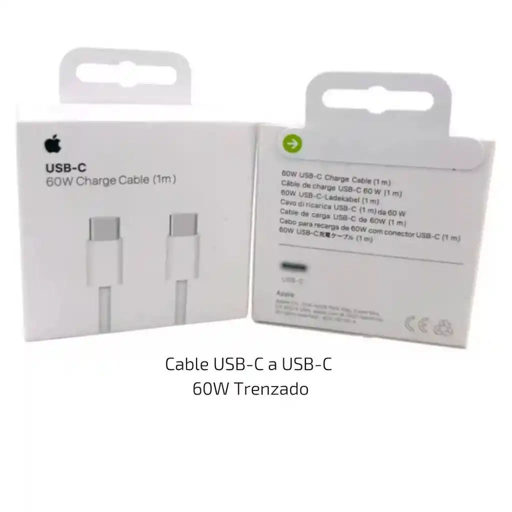 Cable Cargador Iphone Original 60w Usb-c Iphone 15/ 15 Pro/ 15 Pro Max/ 16/16 Pro/16 Pro Max
