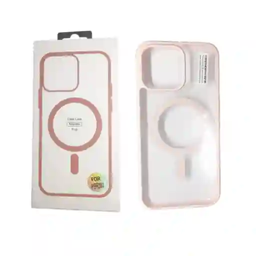 Forro Magsafe Iphone 15 Pro Max Rosado