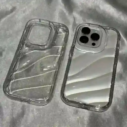 Estuche Ondulado Iphone 11 Transparente Antichoques