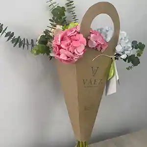 Caja Pasion Con Hortensias