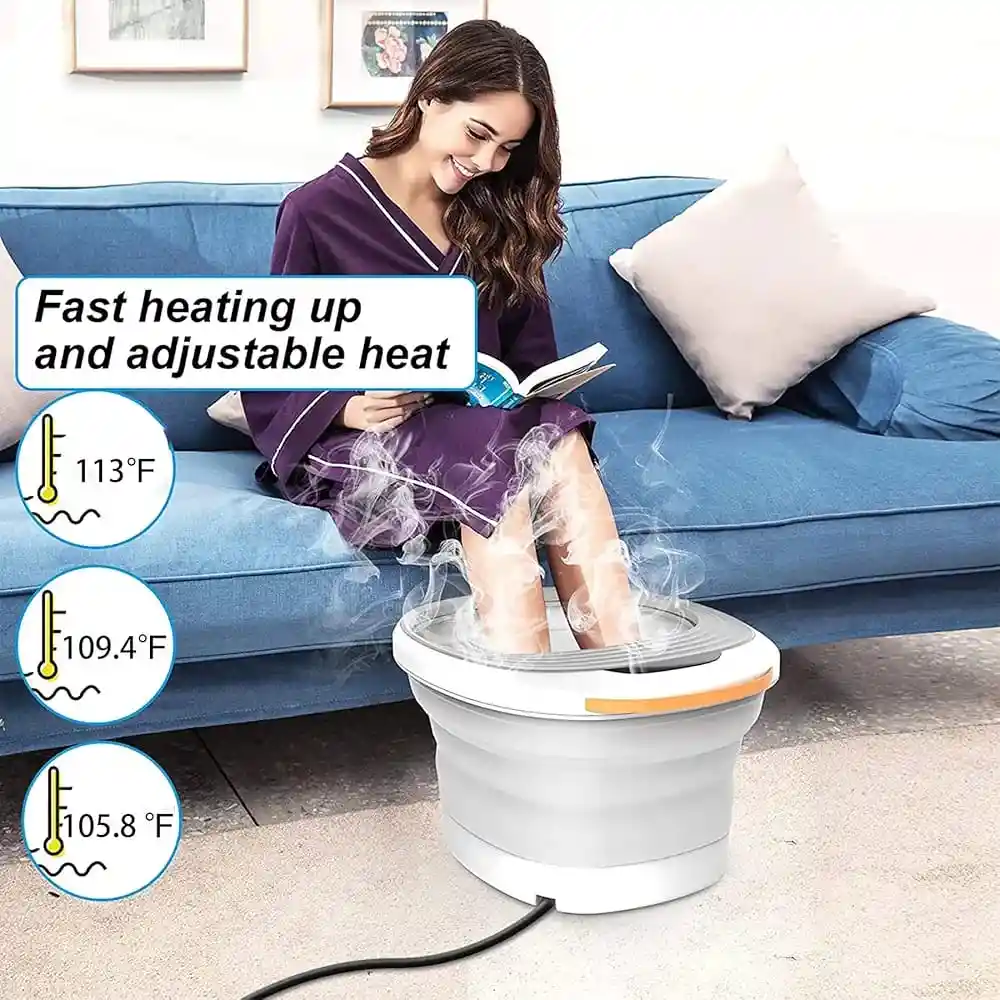 Masajeador Tina Para Bañera Y Spa Para Pies, Plegable
