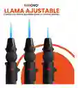 Mini Soplete Encendedor Flameador Recargable Ajustable Portable Alta Duración Flop