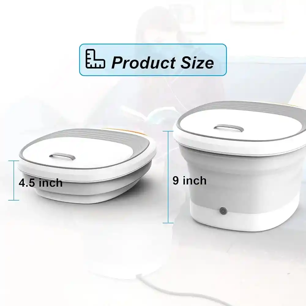 Masajeador Tina Para Bañera Y Spa Para Pies, Plegable