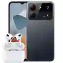 Celular Zte Blade A34 64gb Negro + Audifonos Inalambricos