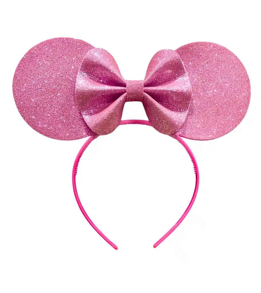 Diadema Balaca Vincha Minnie Mouse Escarchada
