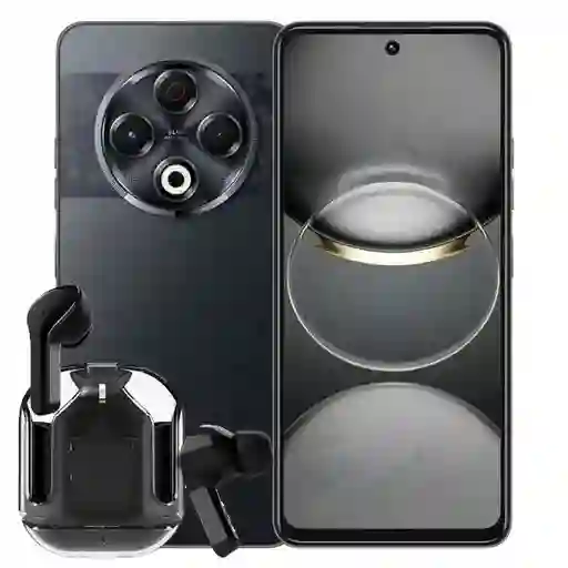 Celular Tecno Spark 30 256gb 16gb Negro + Obsequio Audífonos Inalámbricos