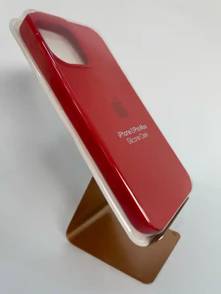 Silicon Case Iphone 13 Pro Max Rojo