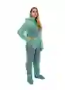 Impermeable Moto Bicicleta Plástico - Talla: M - Verde