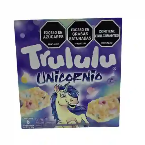 Trululu Barra Cereal Unicornio Cjx6unid