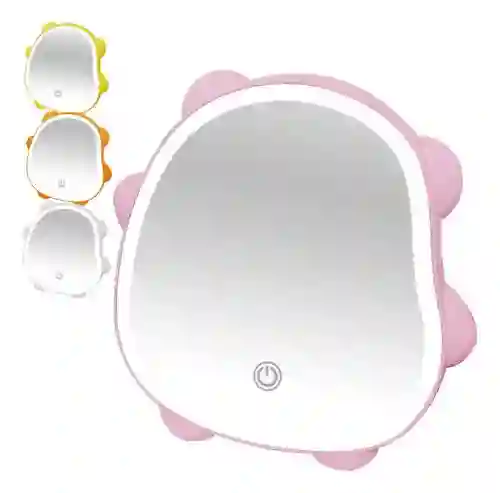 Espejo Iluminado De Mesa Para Maquillaje Led 3 Modos De Luz