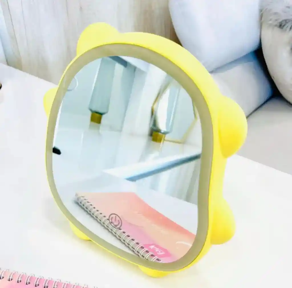 Espejo Iluminado De Mesa Para Maquillaje Led 3 Modos De Luz