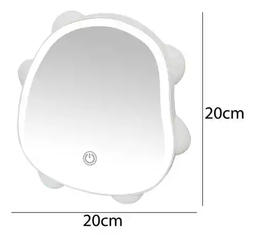 Espejo Iluminado De Mesa Para Maquillaje Led 3 Modos De Luz
