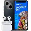 Celular Tecno Spark Go 1 Ram 3gb 64gb + Audifonos Inalambricos