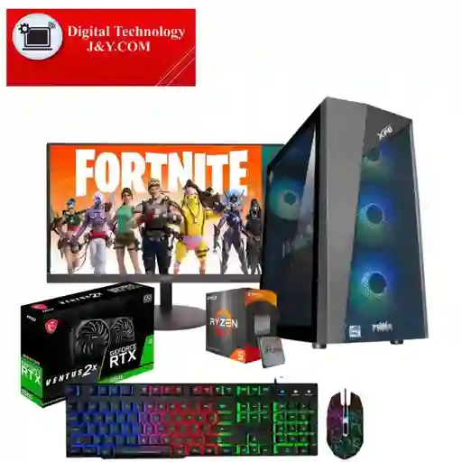 Cpu Amd Ryzen 5 - 5600x/ Disco 1tb Pci / Ram 16gb / Rtx 3050 6gb / Monitor Acer 21.5" 100hz