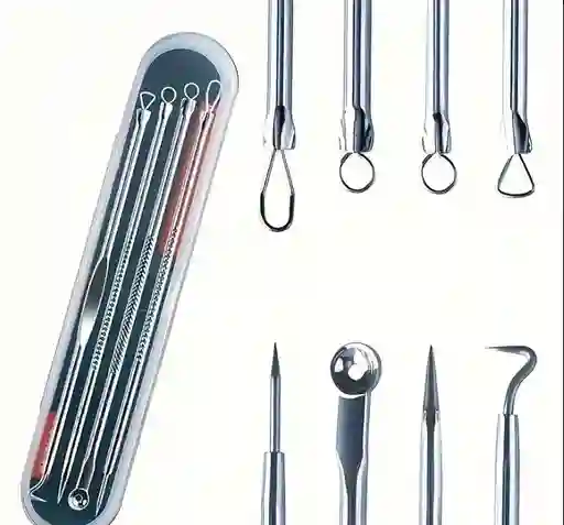 Set Removedor De Espinillas Puntos Negros Acne Kit Limpieza