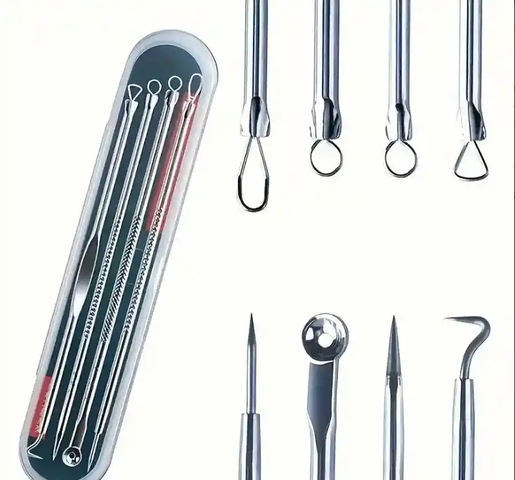 Set Removedor De Espinillas Puntos Negros Acne Kit Limpieza