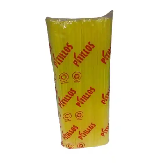 Pitillo Economico Amarillo 80 Unidades
