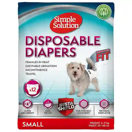 Pañales Para Perro Disposable Talla Small