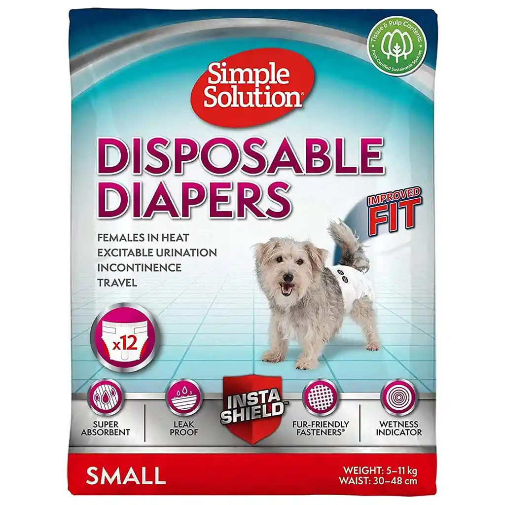 Pañales Para Perro Disposable Talla Small