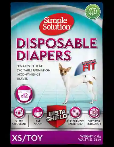 Pañales Para Perros Disposable Xs