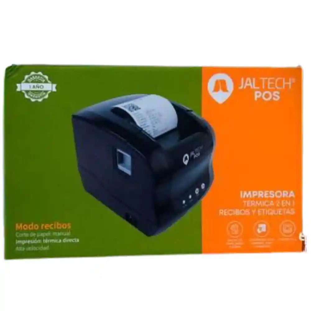 Impresora Termica Jaltech 80mm Usb + Red