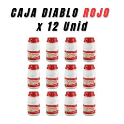 Caja Diablo Rojo Destapa Cañerías X 12 Unid