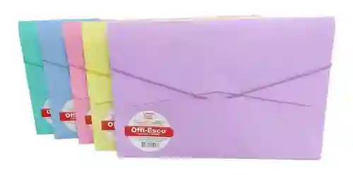 Carpeta Fuelle Pastel Oficio