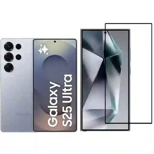Vidrio Premium Con Reconocimiento De Huella Para Samsung S25 Ultra