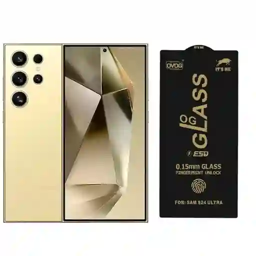 Vidrio Premium Con Reconocimiento De Huella Para Samsung S24 Ultra