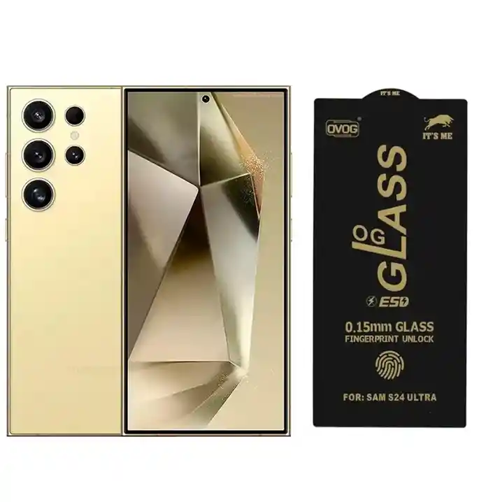 Vidrio Premium Con Reconocimiento De Huella Para Samsung S24 Ultra