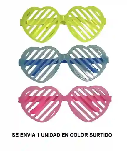 Gafas Neon Para Fiesta Colores Surtidos Hora Loca, Halloween, Carnaval