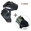 Combo Guantes Para Moto Icon Persuit Liso + Protector Para Zapato Moto
