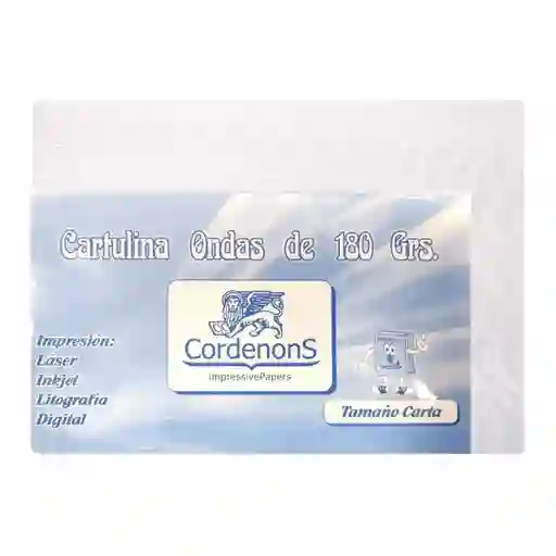 Cartulina Ondas Carta