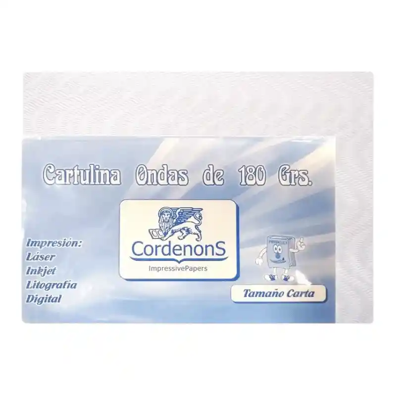 Cartulina Ondas Carta