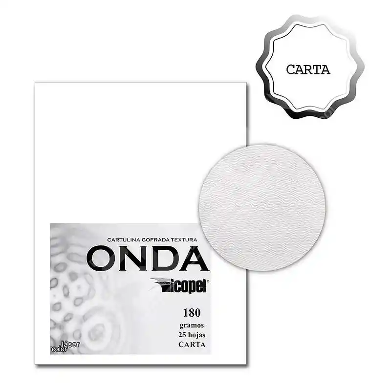Cartulina Ondas Carta