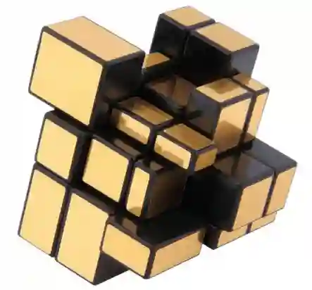 Cubo 3x3 Mirror Speed Cube Dorado