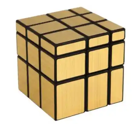 Cubo 3x3 Mirror Speed Cube Dorado